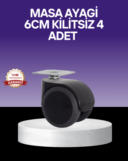 Çok-Amaçlı-Kilitsiz-Masa-Ayağı-Tekerleği-6-cm