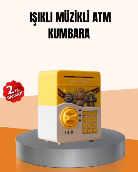 ATM-Tasarımlı-Sarı-Işıklı-Sesli-Elektronik-Kumbara