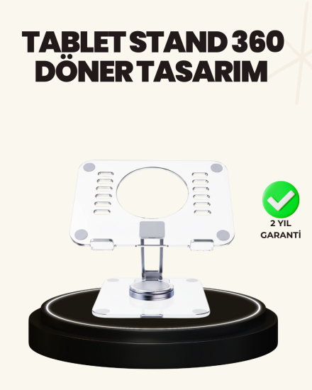 Ayarlanabilir-Şeffaf-Tablet-Standı-Kaymaz-Silikon-Tabanlı