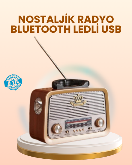 Eskitme-Tasarımlı-Ahşap-Bluetooth-Radyo-LED-Aydınlatmalı