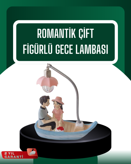 El-Ele-Tutuşan-Çift-Figürlü-Dekoratif-Gece-Lambası-Romantik-Tasarım