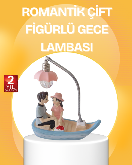 Romantik-Çift-Figürlü-Gece-Lambası-Sandal-Model-Sevgiliye-Özel-Hediye