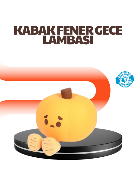 Dekoratif-Pumpkin-Gece-Lambası-Şarjlı-Dokunmatik-LED-Işık