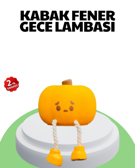 Şarjlı-Pumpkin-LED-Masa-Lambası-Zamanlayıcılı-Dokunmatik