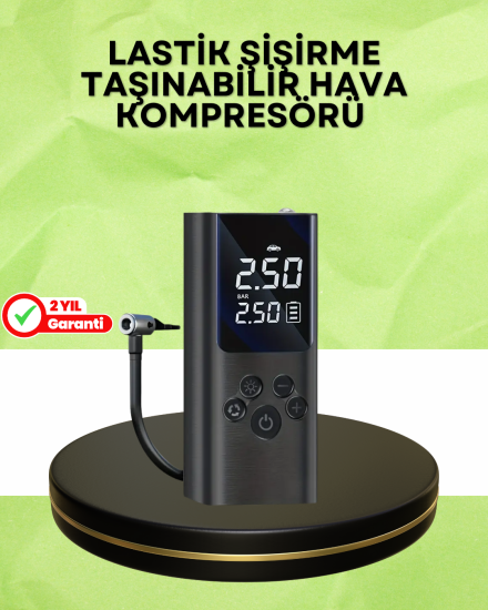 USB-Şarjlı-Taşınabilir-Hava-Kompresörü-Dijital-Ekranlı