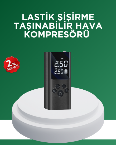 Dijital-Lastik-Pompası-Çok-Amaçlı-Taşınabilir-Kompresör