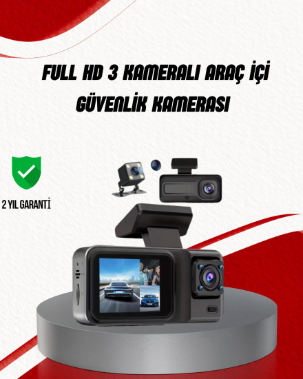 Ön-Arka-ve-İç-Kamera-DashCam-360°-Kapsamlı-Full-HD-Araç-Güvenlik-Sistemi