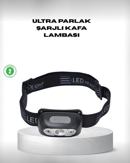 Gece-Balıkçılığı-İçin-Ultra-Parlak-Şarjlı-Kafa-Lambası-|-4-Işık-Modu-+-USB-Şarj