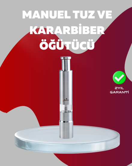 Ergonomik-Tasarımlı,-Nem-Geçirmez-Kapaklı-Baharat-Öğütücü