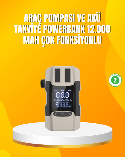 12.000-mAh-Akü-Takviye-Powerbank-Dahili-Hava-Pompalı-Dijital-Ekranlı
