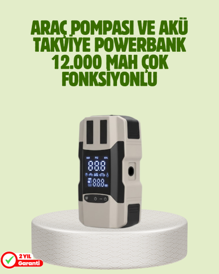 Araç-Akü-Takviye-Cihazı-ve-Lastik-Şişirme-Pompası-12.000-mAh