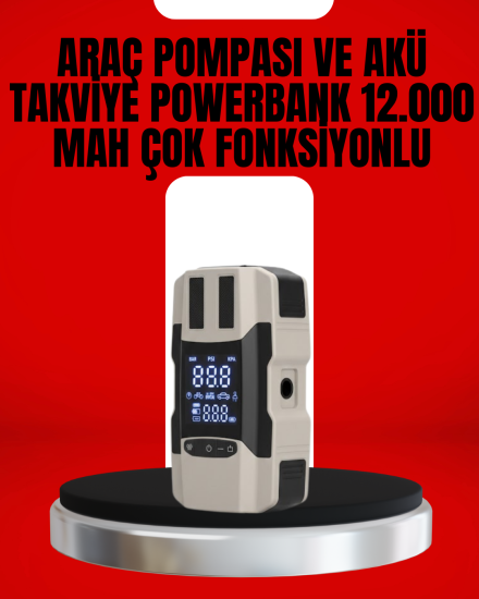 Dijital-Ekranlı-Araç-Pompası-Akü-Takviye-Powerbank-12.000-mAh